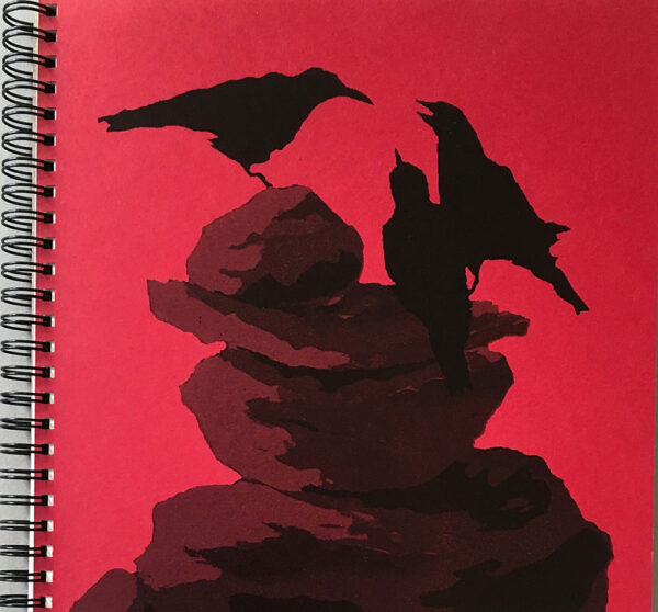 Sketchbook: Birds-Red- large
