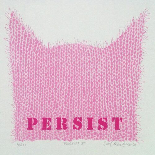 Persist II, Linoleum, 8” x 8.75” $75 unframed