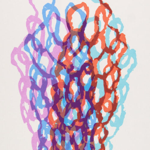 Symbiosis II, Silkscreen, 12.25" x 6.25" $175 unframed